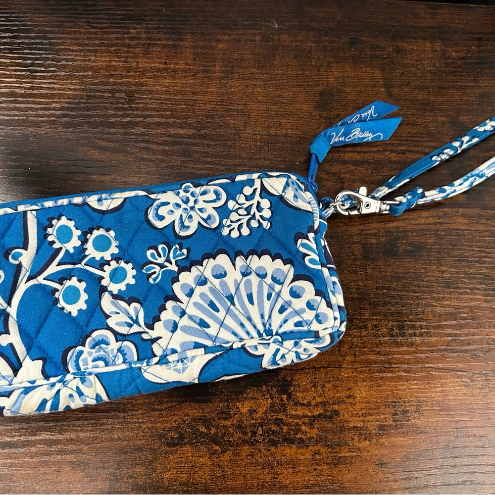 Vera Bradley Blue and White Clutch